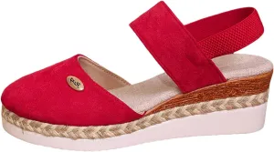 Women's Shoes Wedge High Heel Sandals Solid Color Fashion Sandals