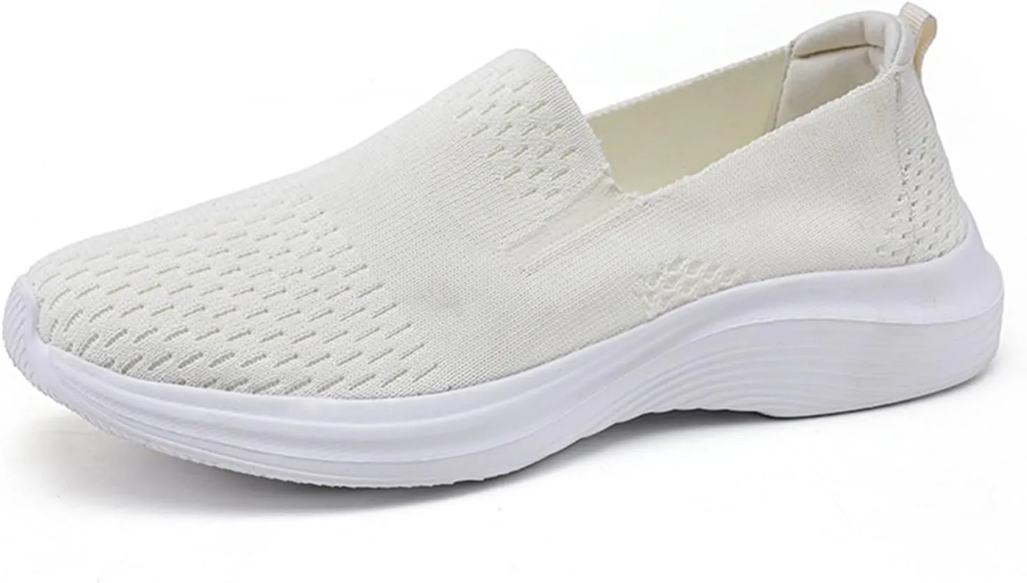 Womens Walking Shoes Casual Slip-on Walking Tennis Shoes Comfortable Workout Gym Running Sneaker Pull-on Daily Shoes Soft Sole Orthopedic Shoes
