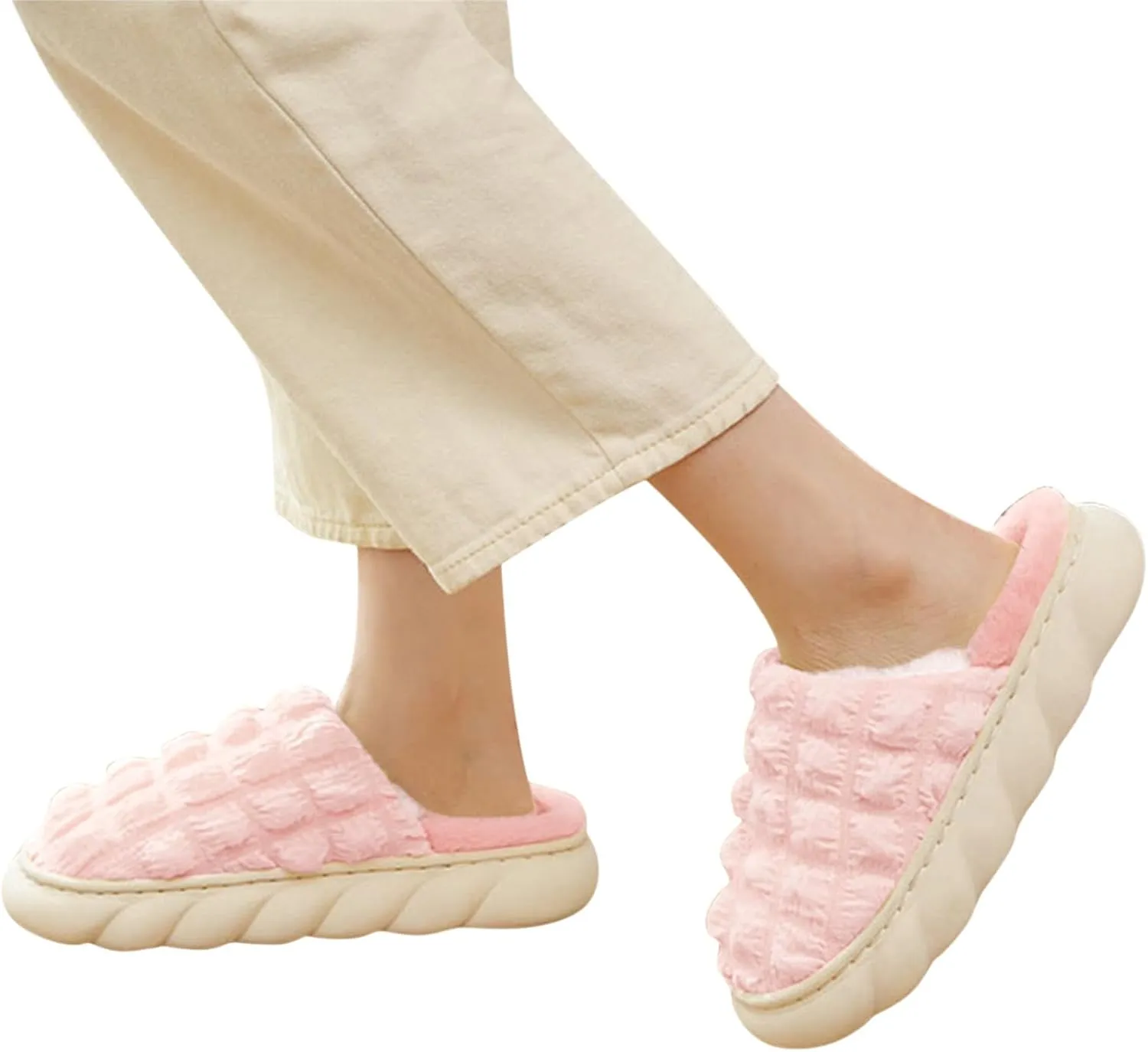 Womens Winter Slippers with Arch Support Winter House Slippers Mens Winter Slippers for Men Wide Feet Plush Slippers for Women Soft Fuzzy Christmas Shower Curtains for Bathroom Gifts for Husband 2023