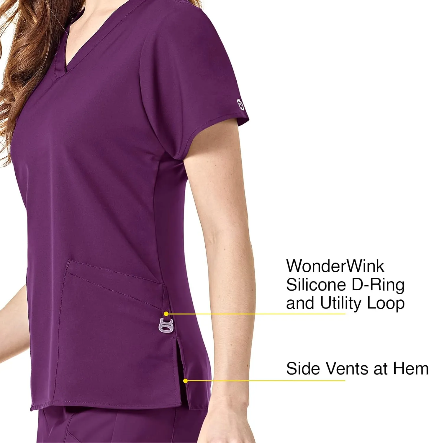 WonderWink Women's Basic V-Neck Top