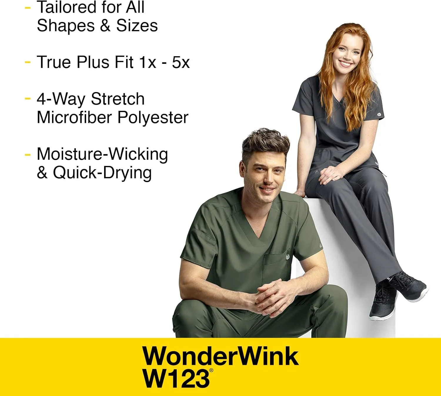 WonderWink Women's Basic V-Neck Top