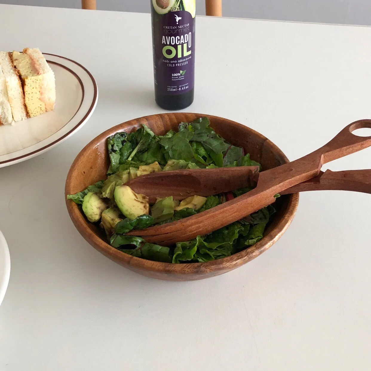 Wooden Salad Tongs