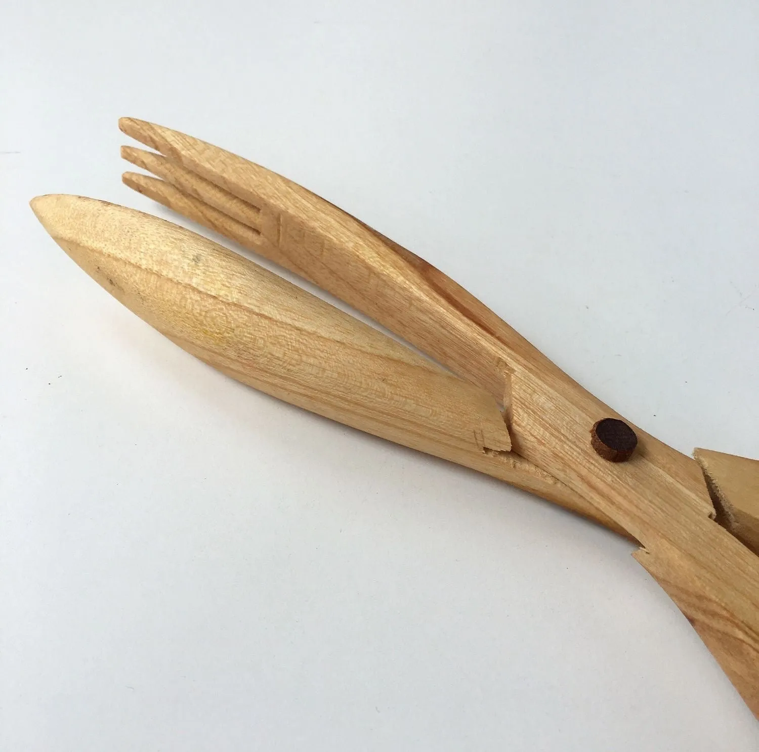 Wooden Salad Tongs