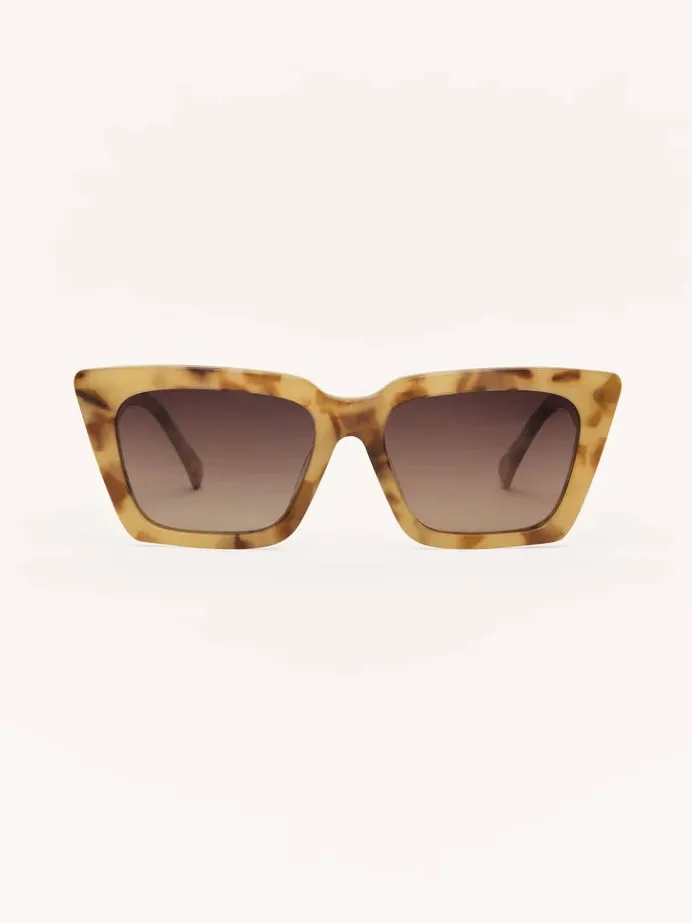 Z SUPPLY - Feel Good Sunglasses In Blonde Tort