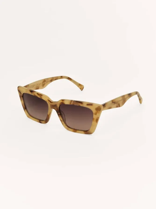 Z SUPPLY - Feel Good Sunglasses In Blonde Tort