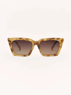 Z SUPPLY - Feel Good Sunglasses In Blonde Tort