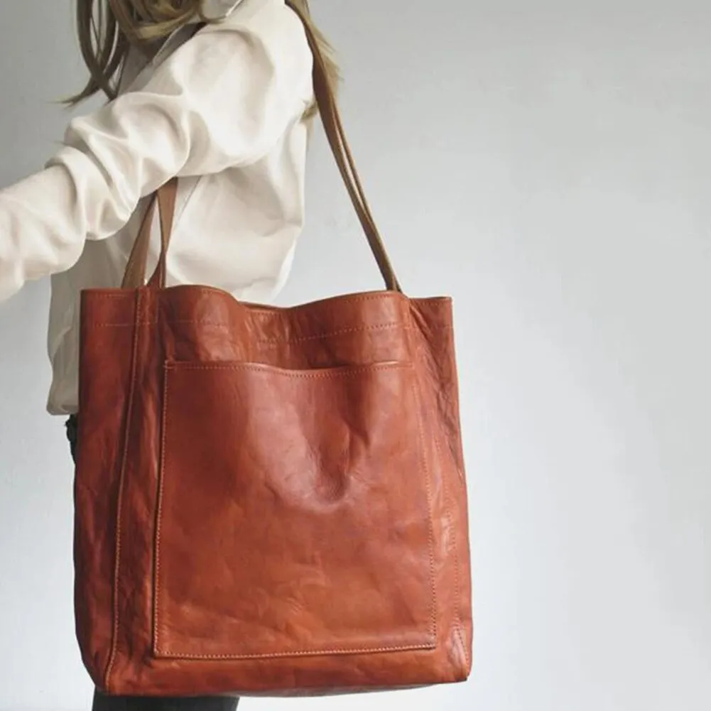 ZARA | Vintage Leather Bag with Soft Leather