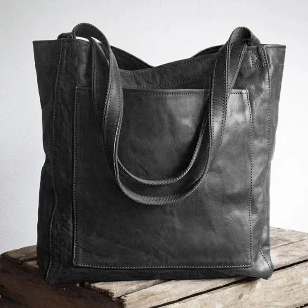 ZARA | Vintage Leather Bag with Soft Leather