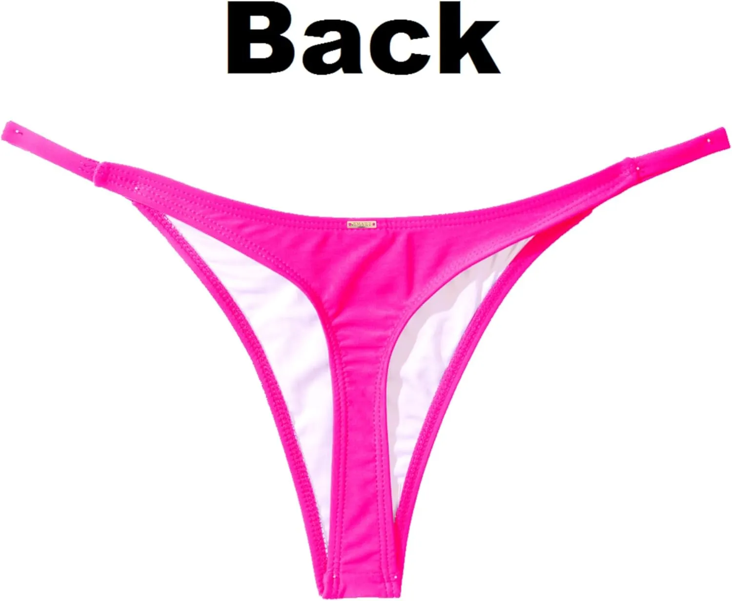 Zmart Women Thong Bikini Bottoms G String Sexy Low Waist Swimsuit Bottom Brazilian Cheeky Bathing Suit Bottoms